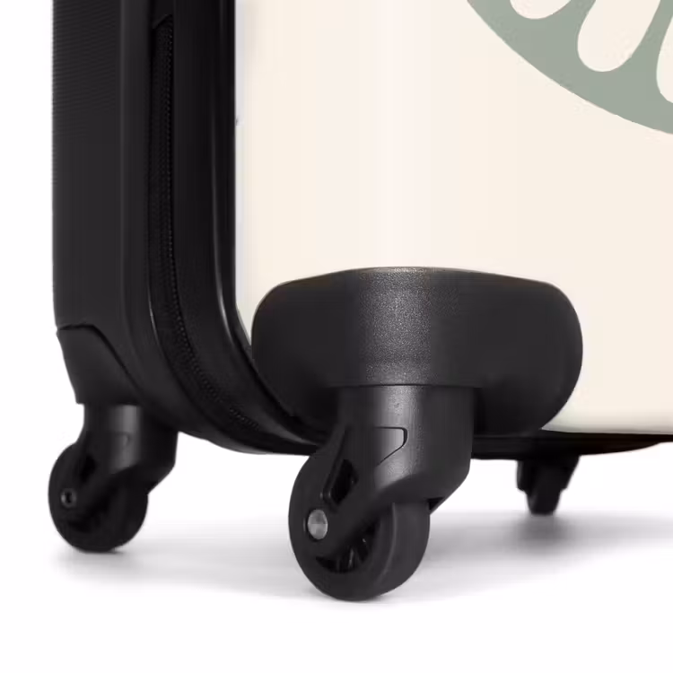 Suitcase - Abstract - Pattern - Radial - Modern - Green — 7