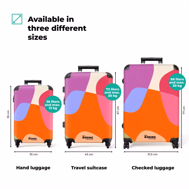 Suitcase - Abstract - Shapes - Modern - Colorful — 1