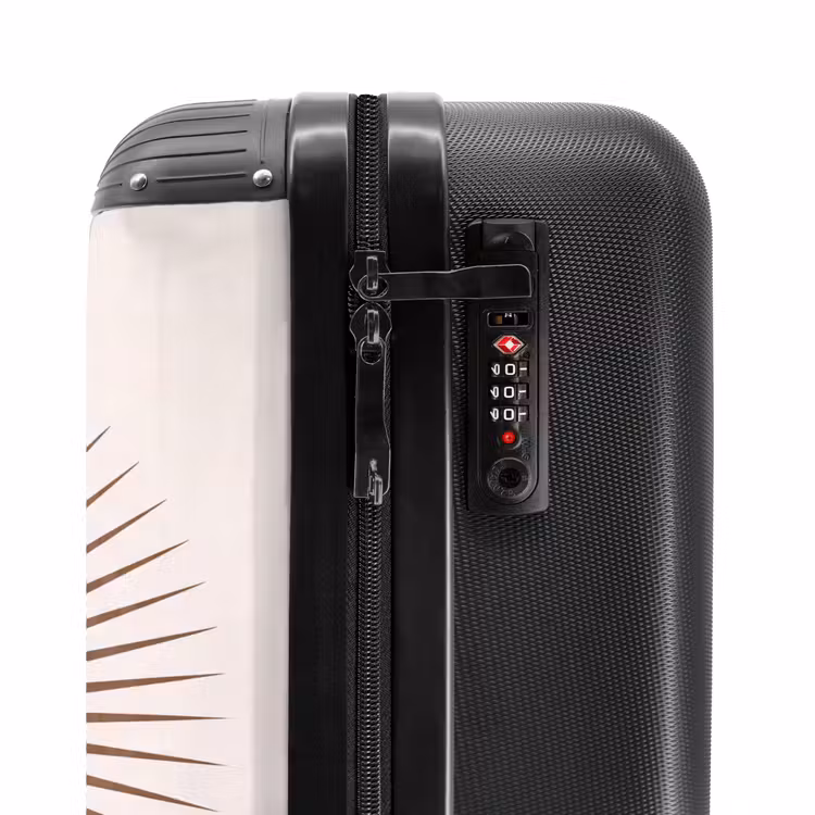 Suitcase - Abstract - Sun - Symbol - Modern - Beige — 6