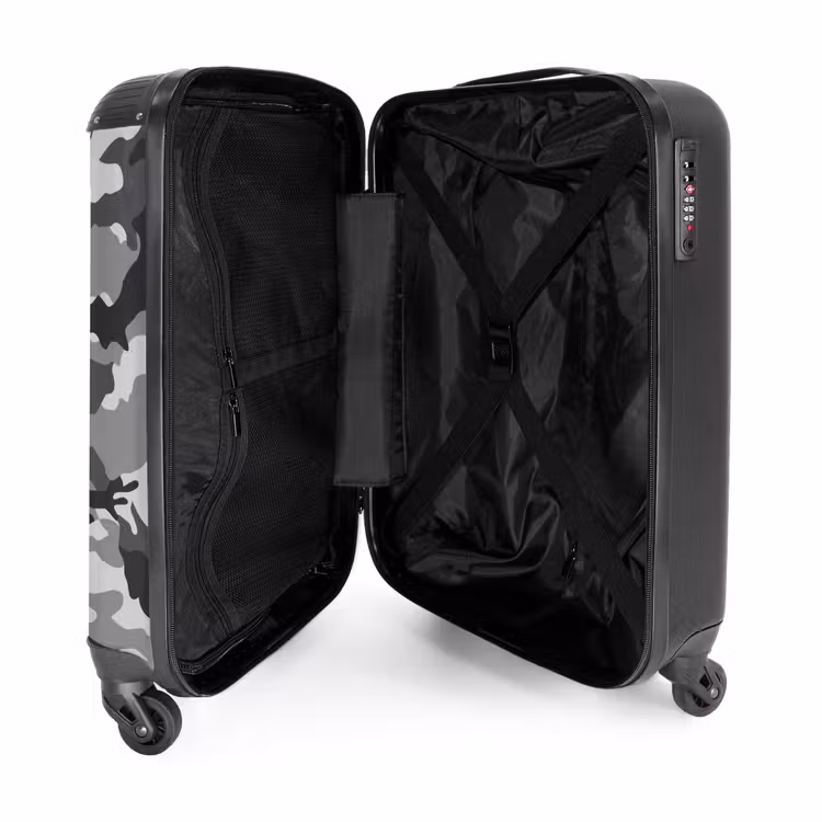 Suitcase - Camo Gray — 4