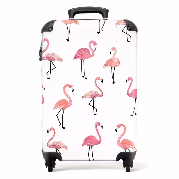 Suitcase - Flamingo party — 1