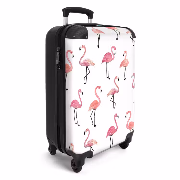 Suitcase - Flamingo party — 2