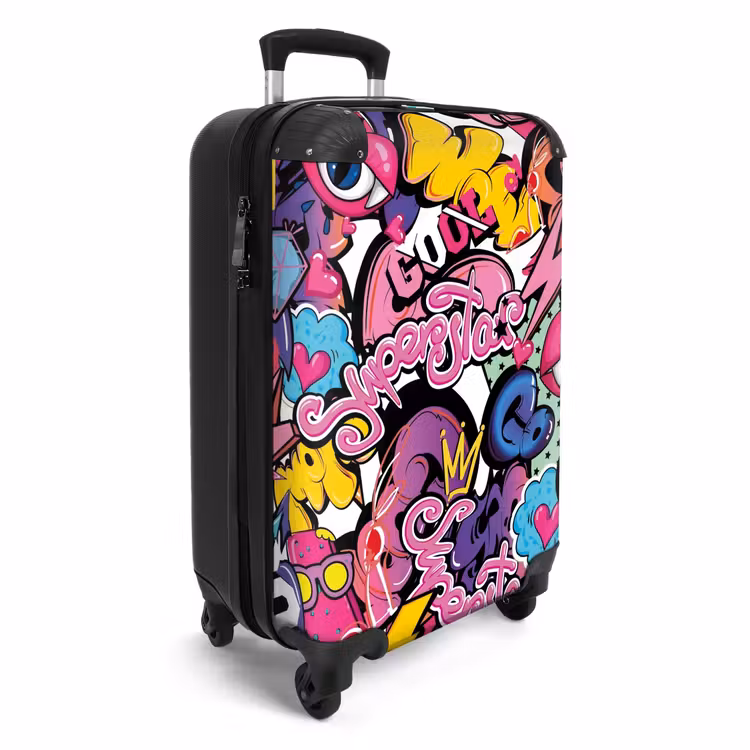 Suitcase - Girly graffiti — 2