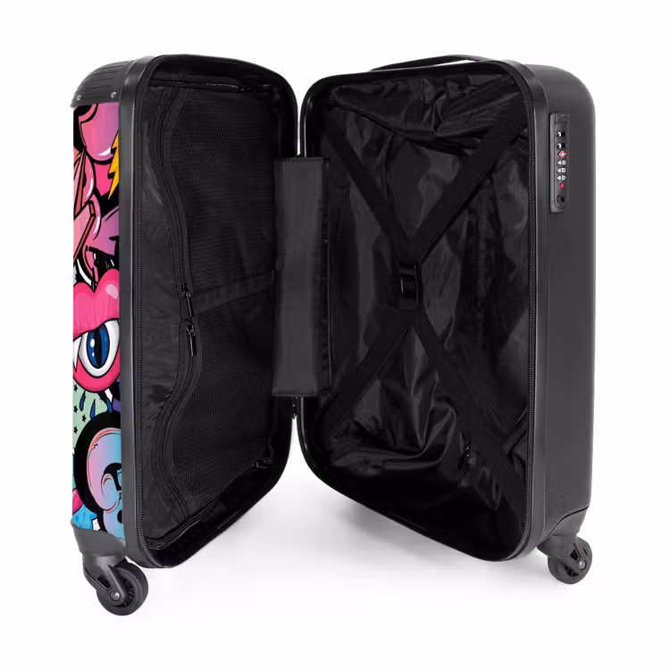 Suitcase - Girly graffiti — 4