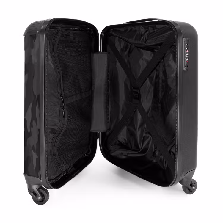Suitcase - Green camouflage print — 4