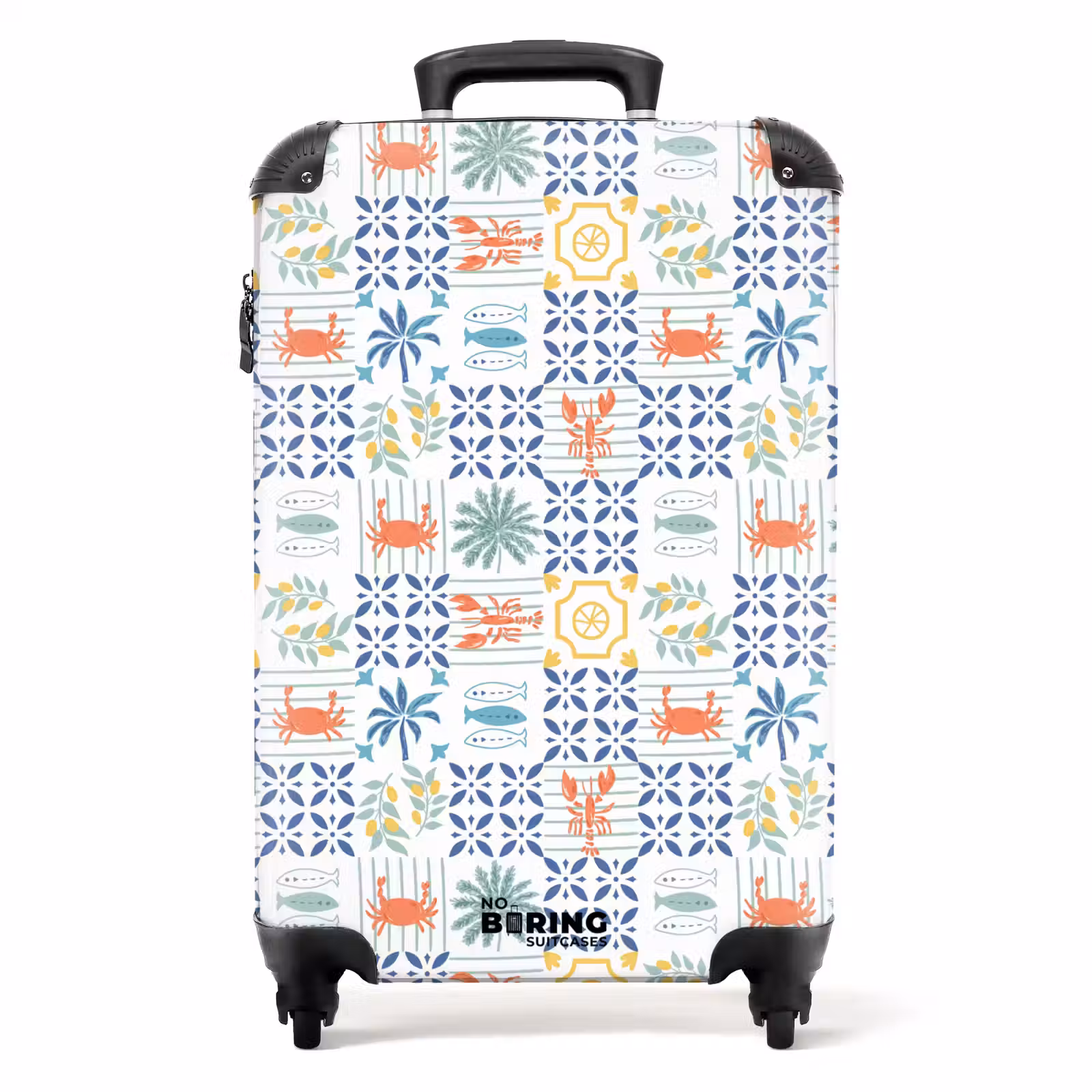 Suitcase - Summer tile pattern colorful — 1