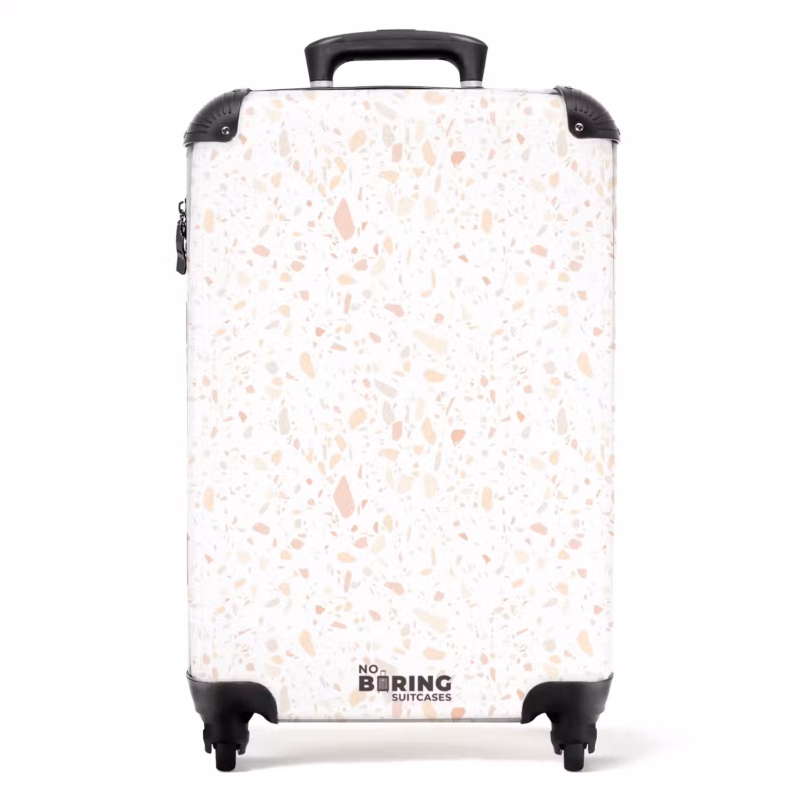 Suitcase - Terrazzo pattern peach — 1