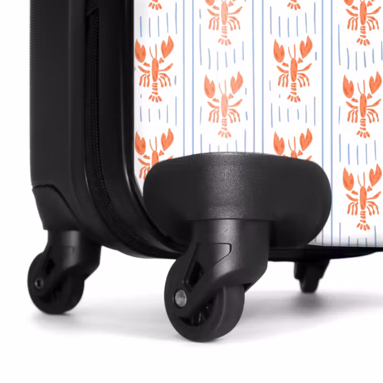 Suitcase - Cancer with stripes pattern blue — 6