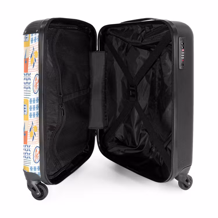 Suitcase - Italian summer print colorful — 4