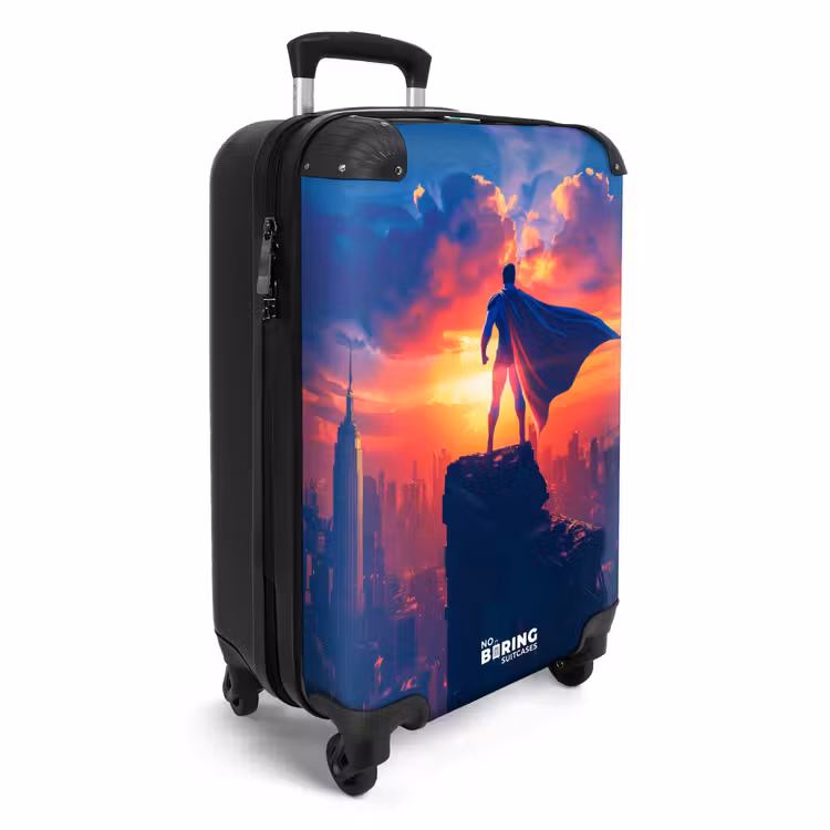 Suitcase - Skyscraper superhero — 2