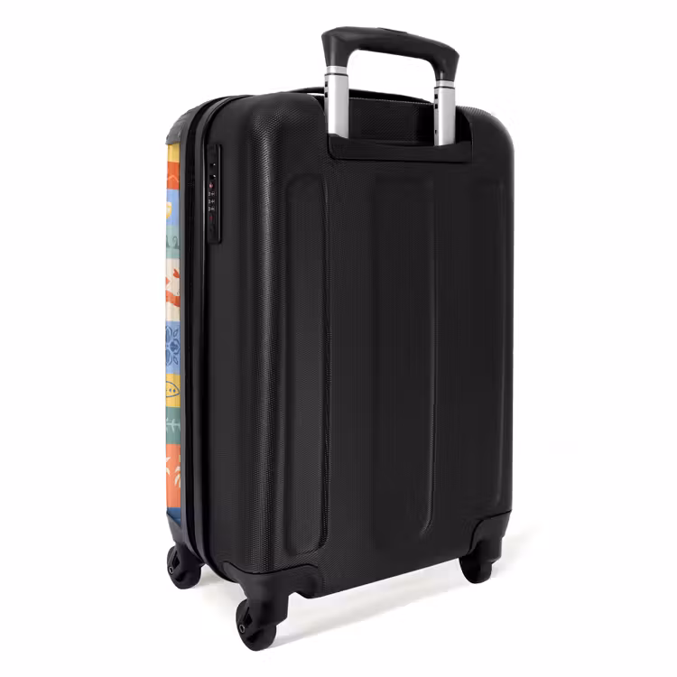 Suitcase - Striped illustrations colorful — 3