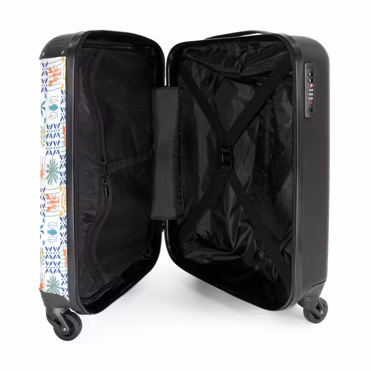 Suitcase - Summer tile pattern colorful — 4