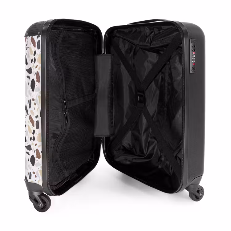 Suitcase - Terrazzo natural color pattern — 4