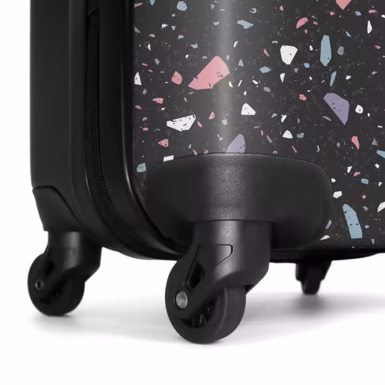 Suitcase - Terrazzo pattern black with pastel — 6
