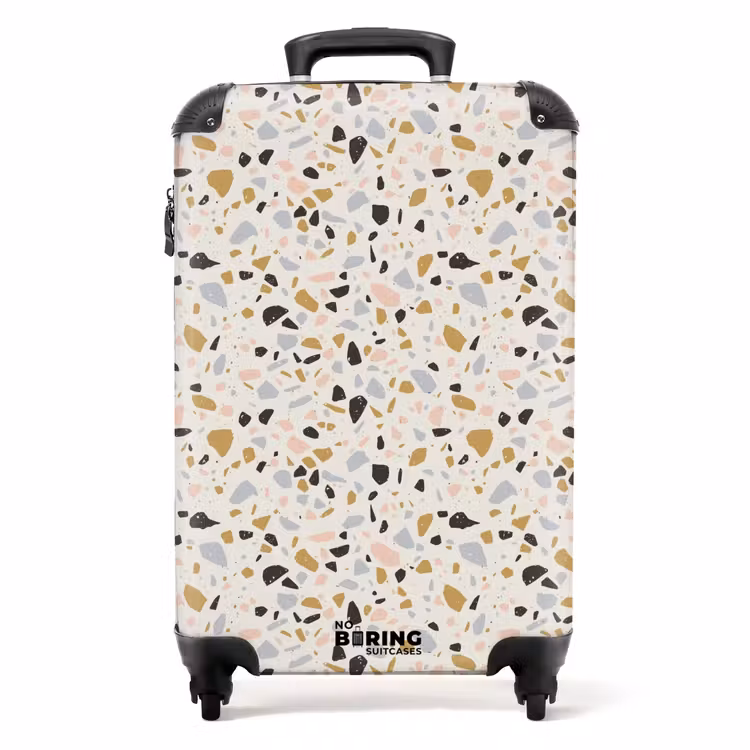 Suitcase - Terrazzo pattern multicolored — 1