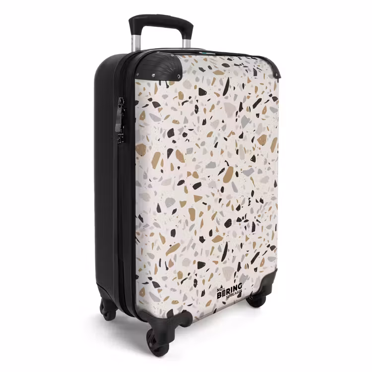 Suitcase - Terrazzo pattern natural beige — 2
