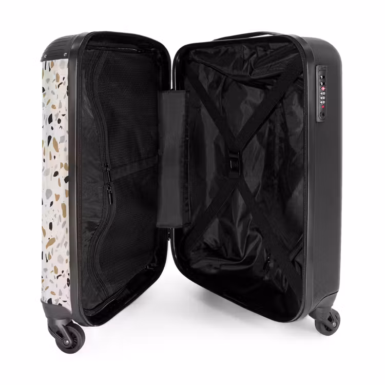 Suitcase - Terrazzo pattern natural beige — 4