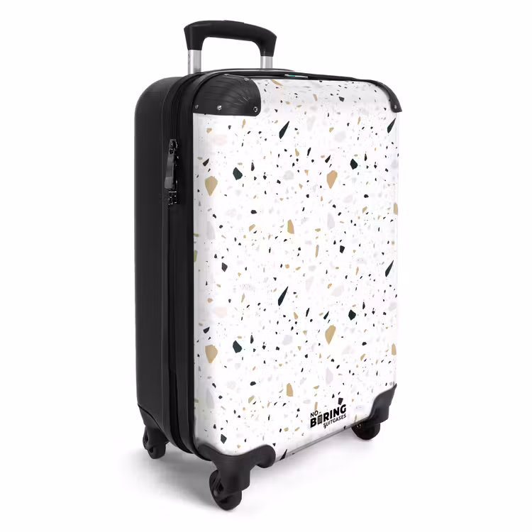 Suitcase - Terrazzo pattern neutral — 2