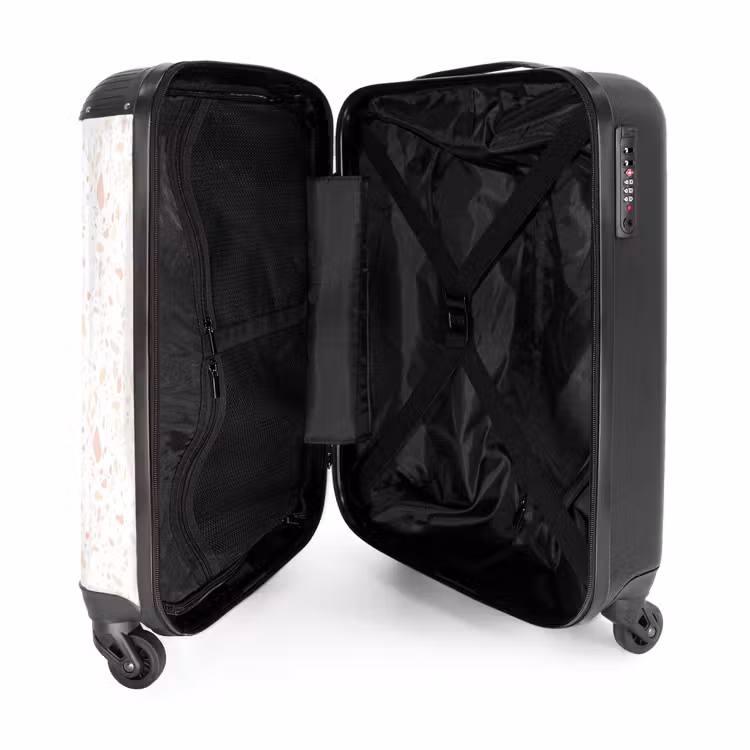 Suitcase - Terrazzo pattern peach — 4