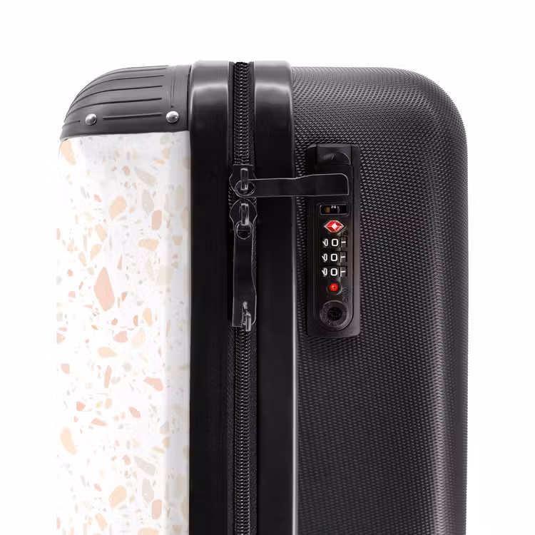 Suitcase - Terrazzo pattern peach — 5
