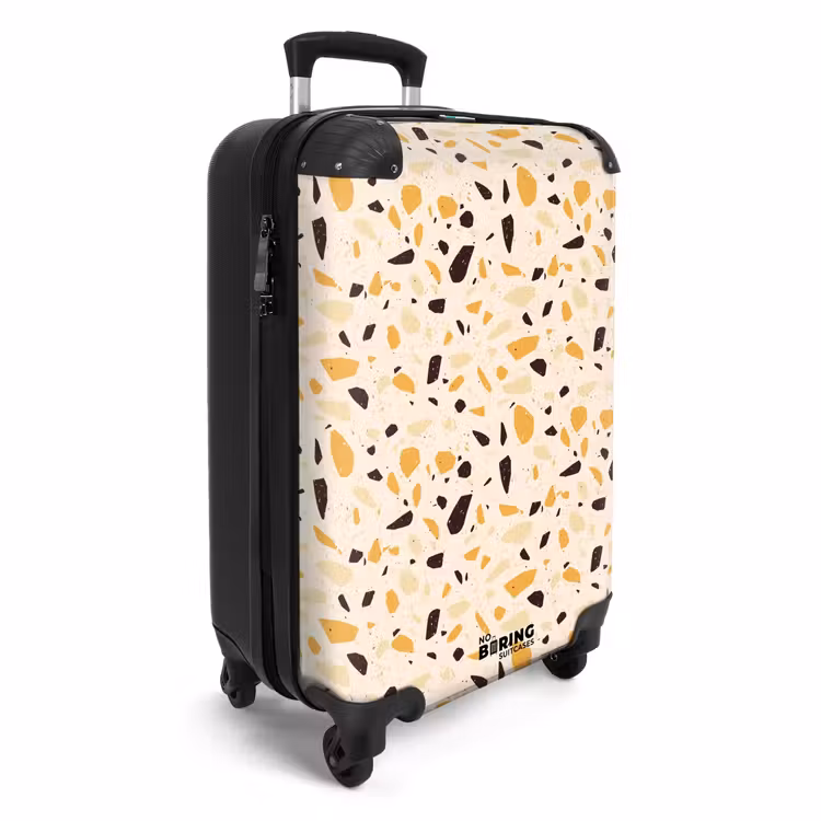 Suitcase - Terrazzo pattern yellow — 2