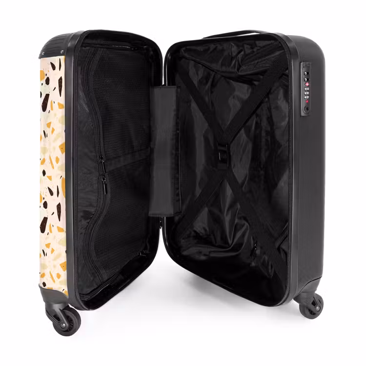 Suitcase - Terrazzo pattern yellow — 4