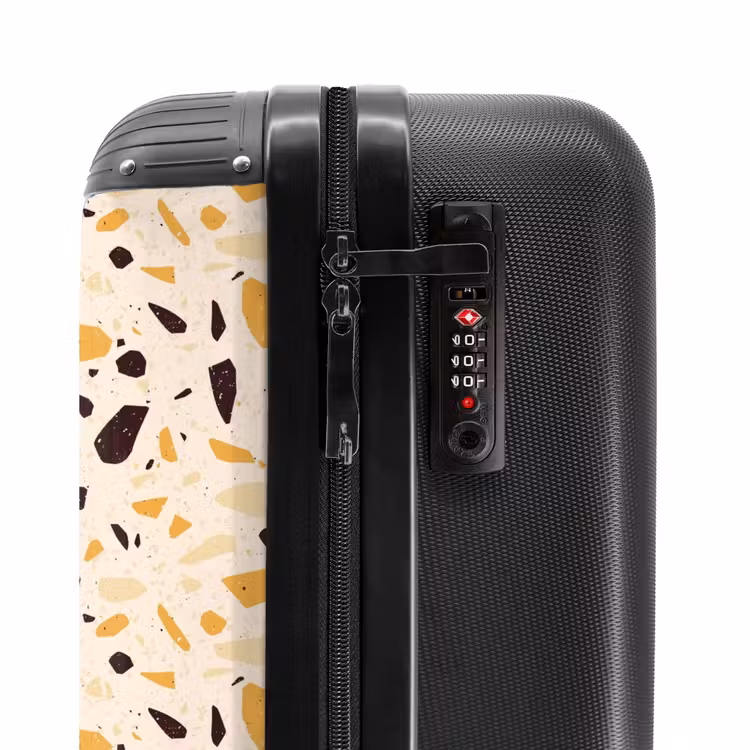 Suitcase - Terrazzo pattern yellow — 5