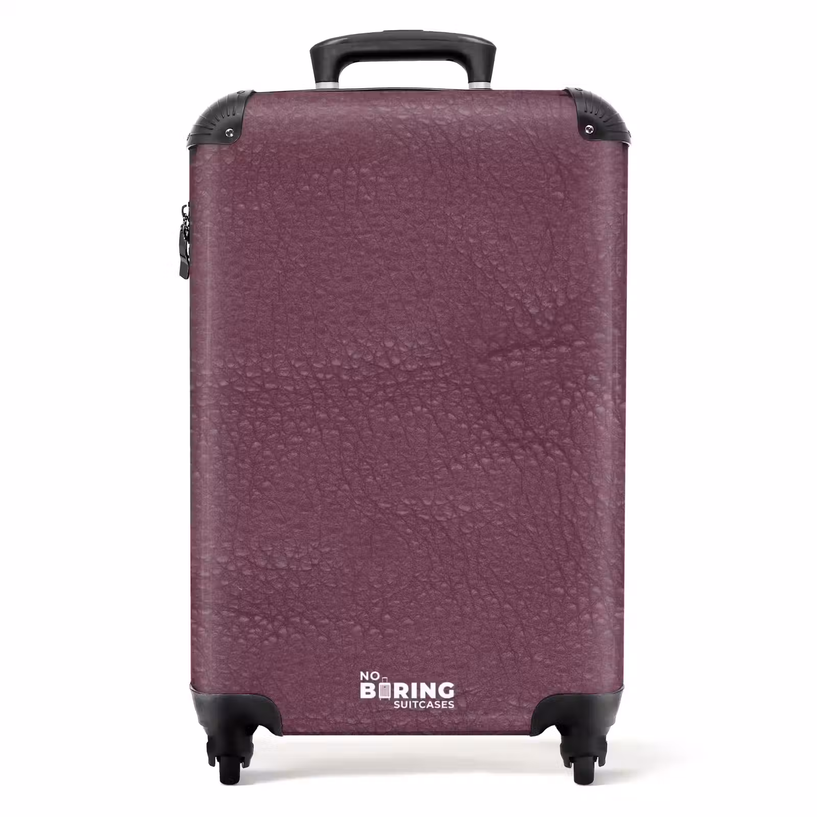 Suitcase - Leather look berry purple — 1