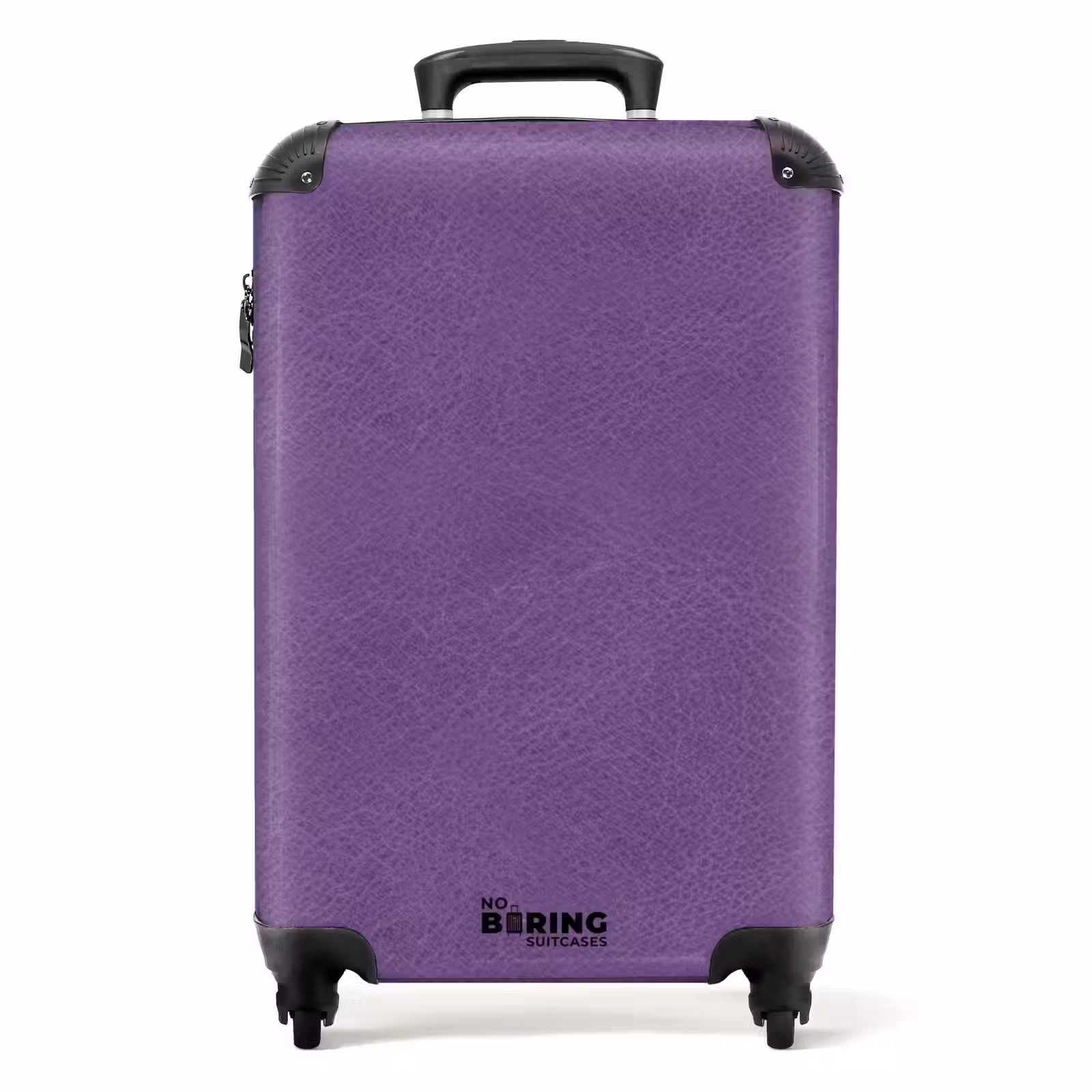 Suitcase - Leather look lilac purple — 1