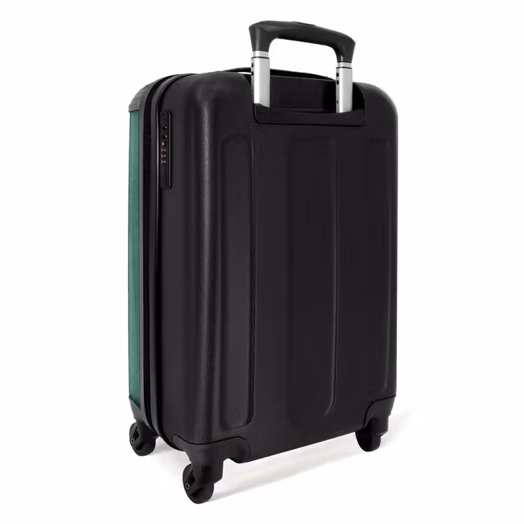 Suitcase - Leather look blue green — 3