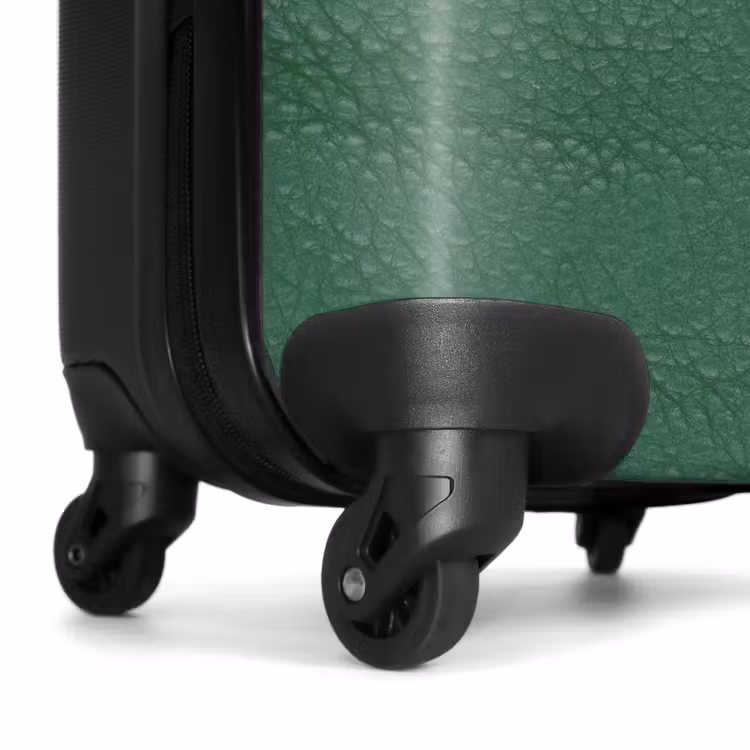 Suitcase - Leather look color green — 6