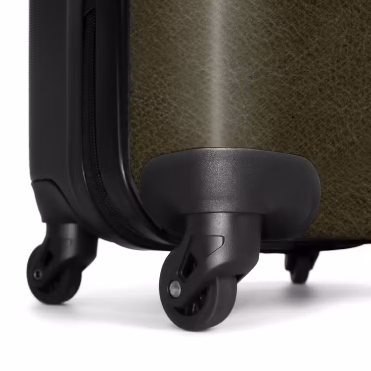 Suitcase - Leather look dark green — 6