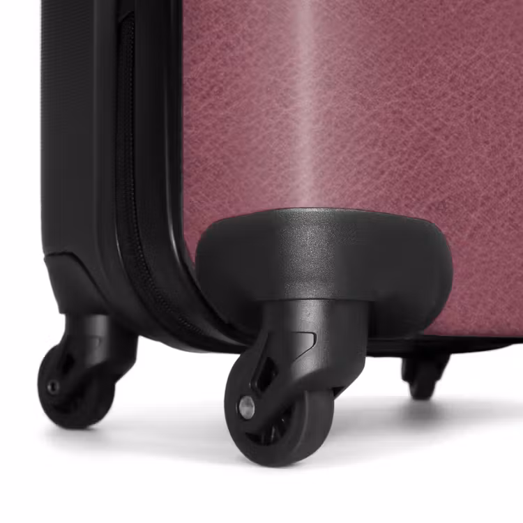 Suitcase - Leather look dark pink — 6