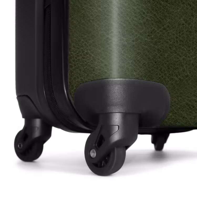 Suitcase - Leather look deep green — 6