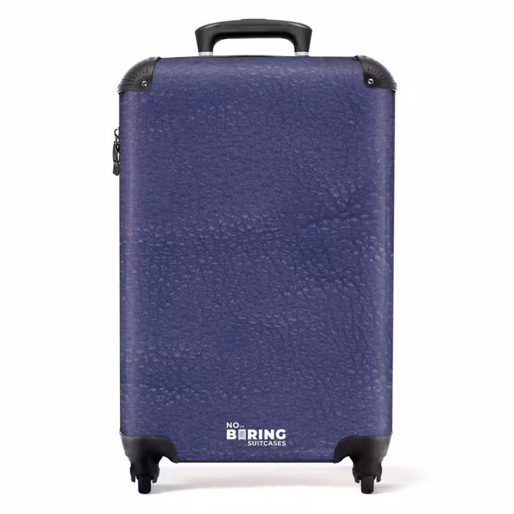 Suitcase - Leather look lavender purple — 1