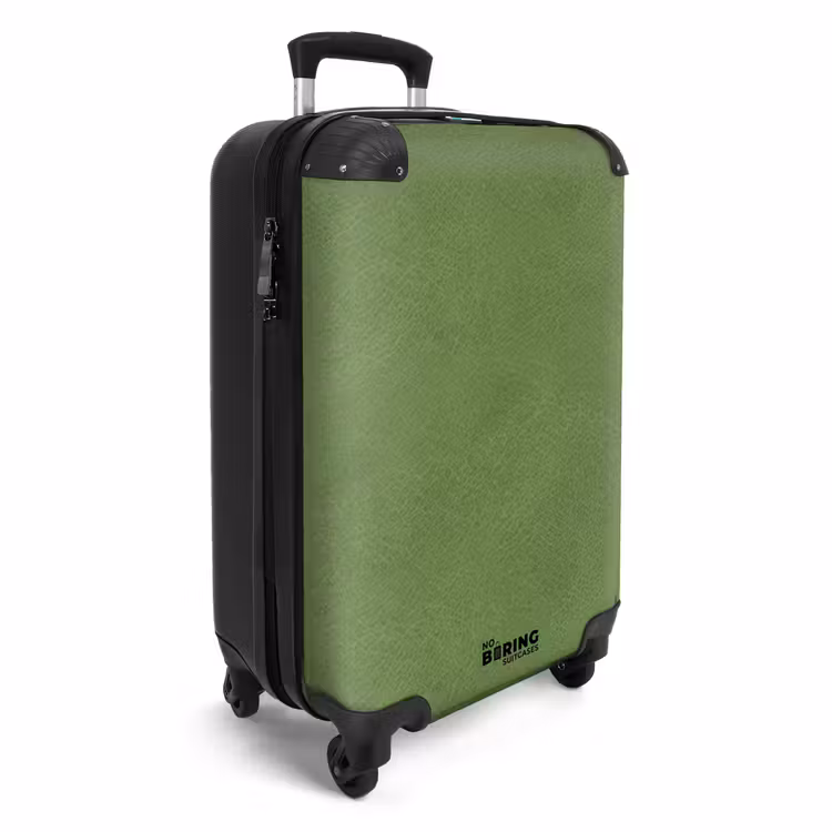 Suitcase - Leather look mint green — 2