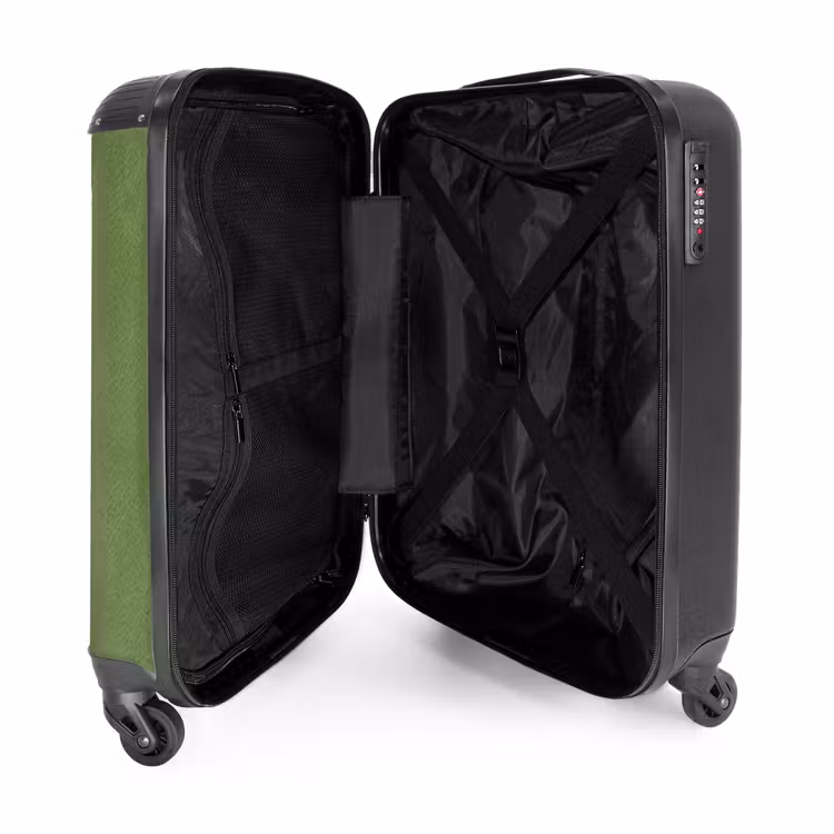 Suitcase - Leather look mint green — 4