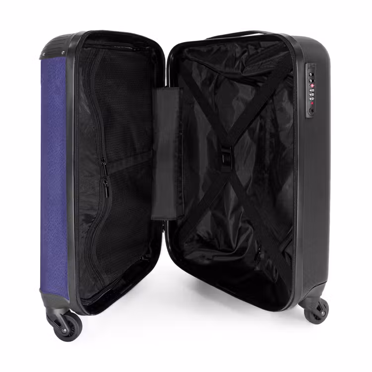 Suitcase - Leather look purple — 4