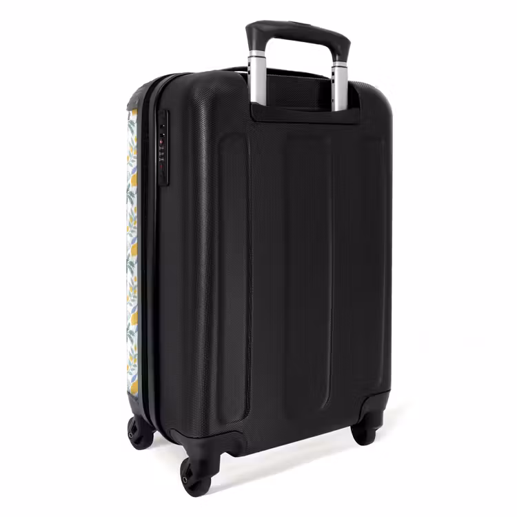 Suitcase - Lobster and lemon pattern colorful — 3