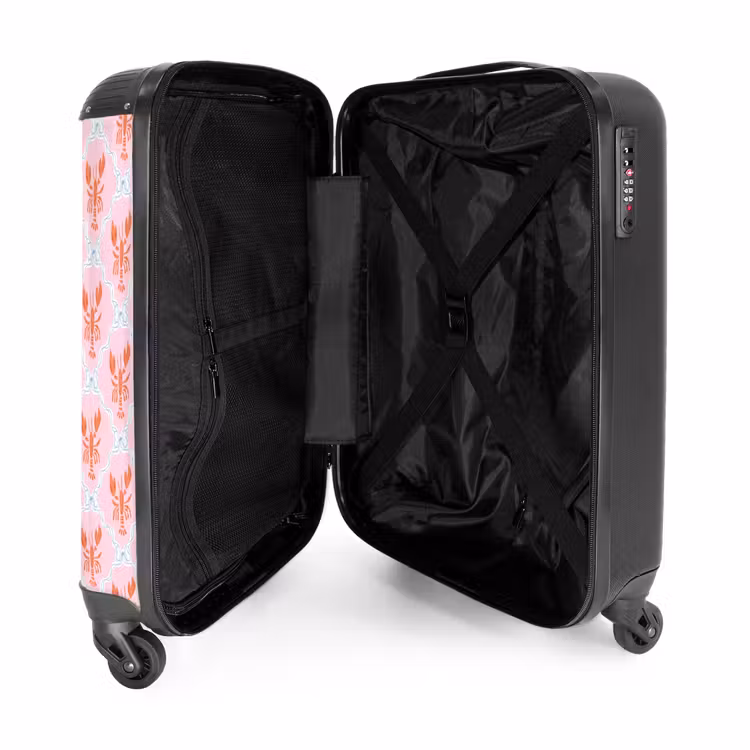 Suitcase - Lobster illustration pink — 4