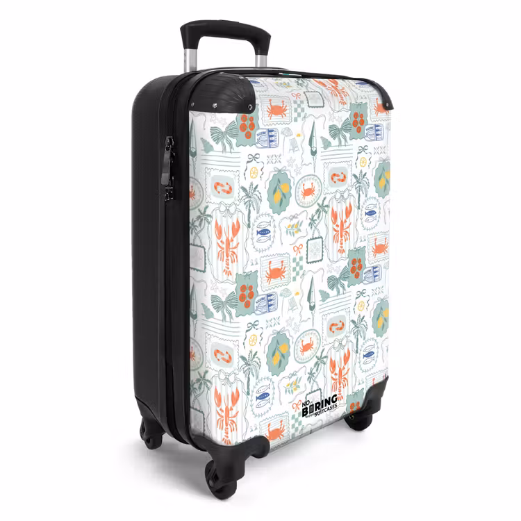 Suitcase - Summer illustrations green — 2