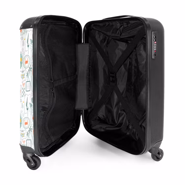 Suitcase - Summer illustrations green — 4
