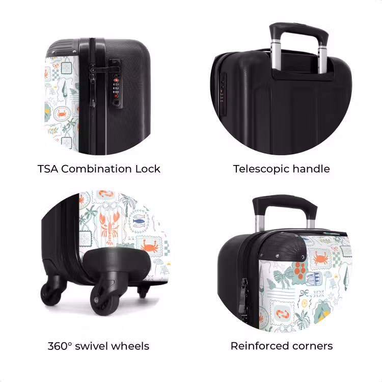 Suitcase - Summer illustrations green — 7