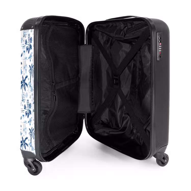 Suitcase - Vacation pattern blue — 4