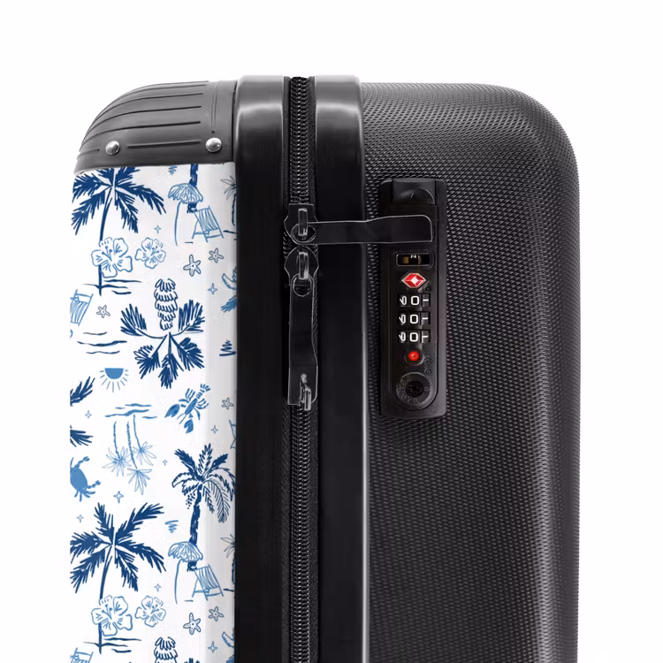 Suitcase - Vacation pattern blue — 5