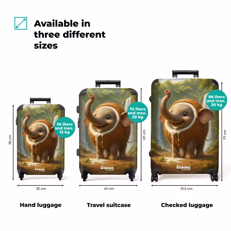 Suitcase - Coconote Elephante — 3