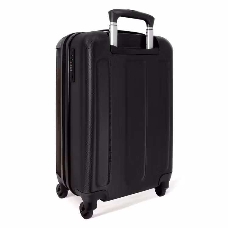 Suitcase - Leather look chocolate brown — 3