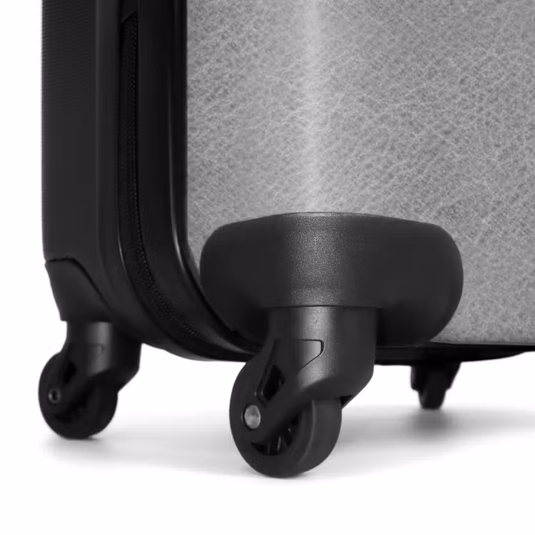 Suitcase - Leather look gray — 6