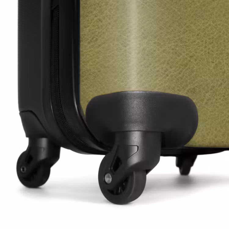 Suitcase - Leather look gray green — 6