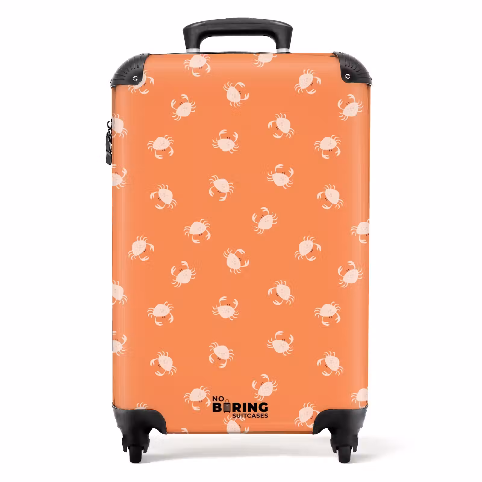 Suitcase - Crab pattern orange — 1